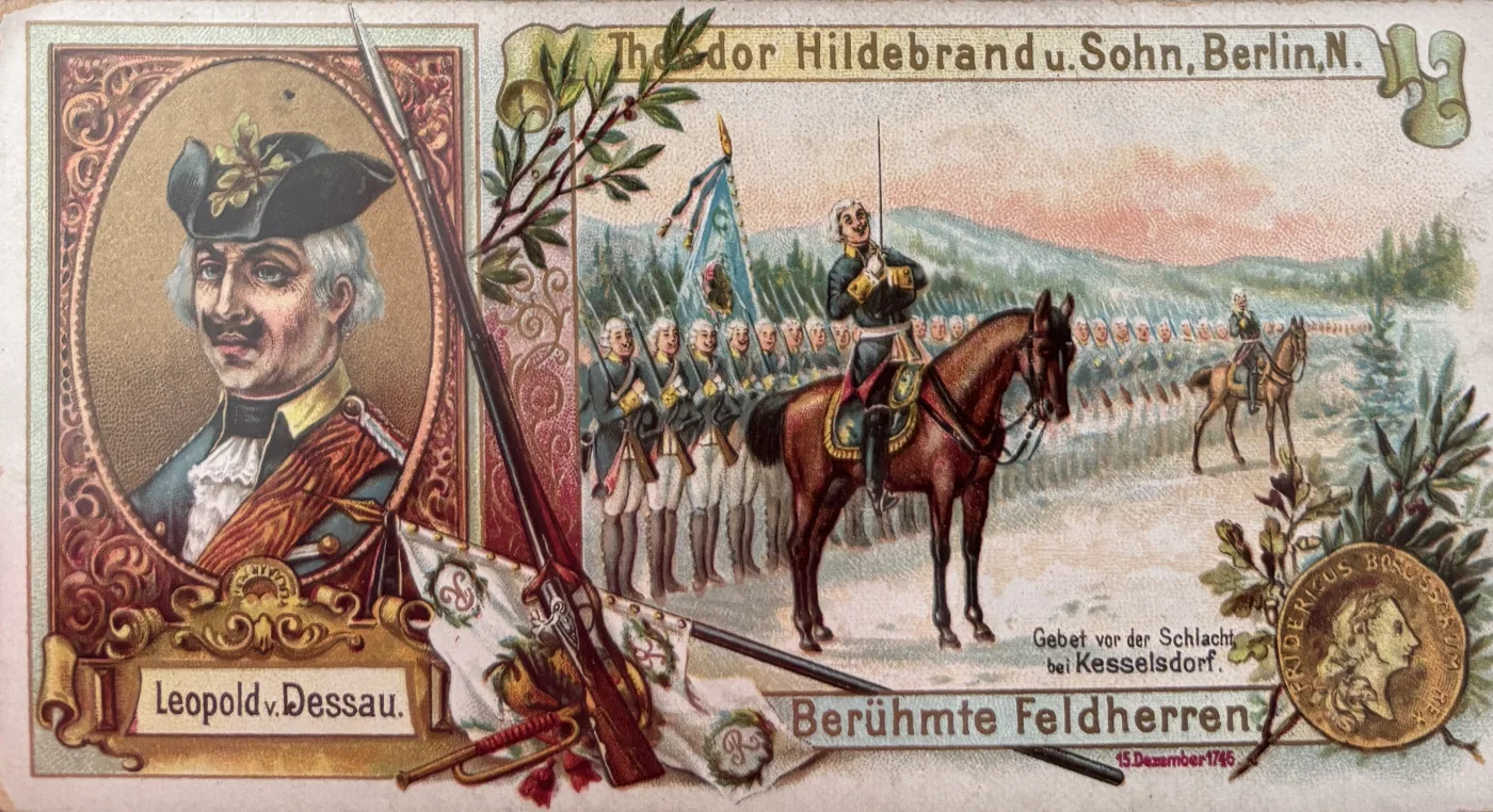 Leopold von Anhalt-Dessau – Vorderseite
