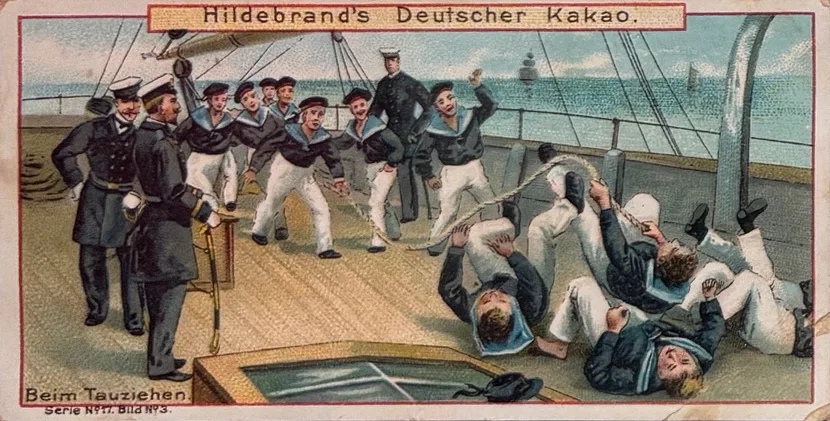 Beim Tauziehen