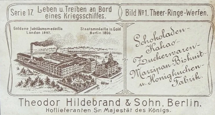 Theer-Ringe-Werfen – Rückseite