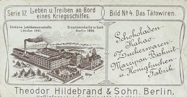 Das Tätowieren – Rückseite