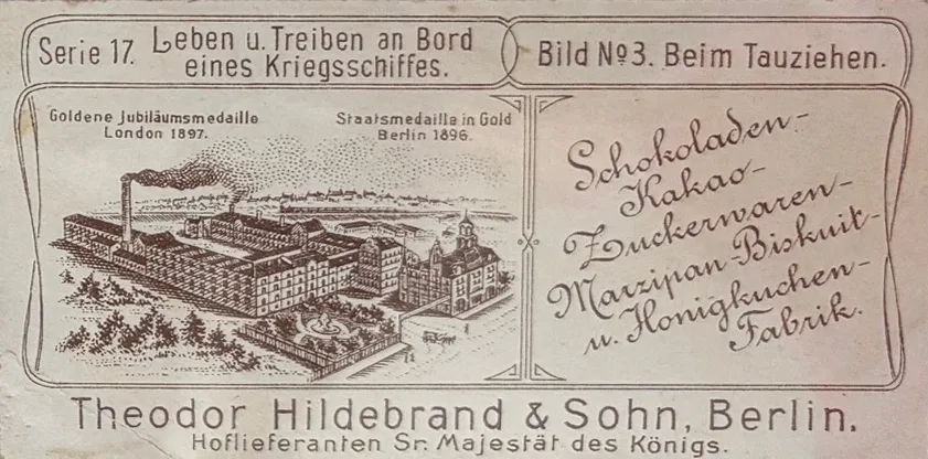 Beim Tauziehen – Rückseite